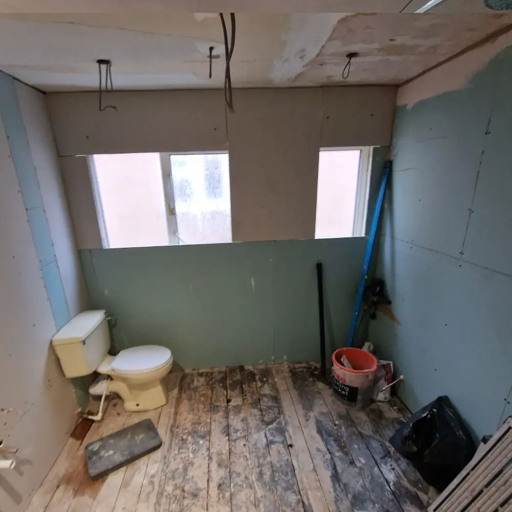 Yarm Bathroom Renovation in Yarm — before work began. Services: Bathroom Refurbishment, Shower Installation.