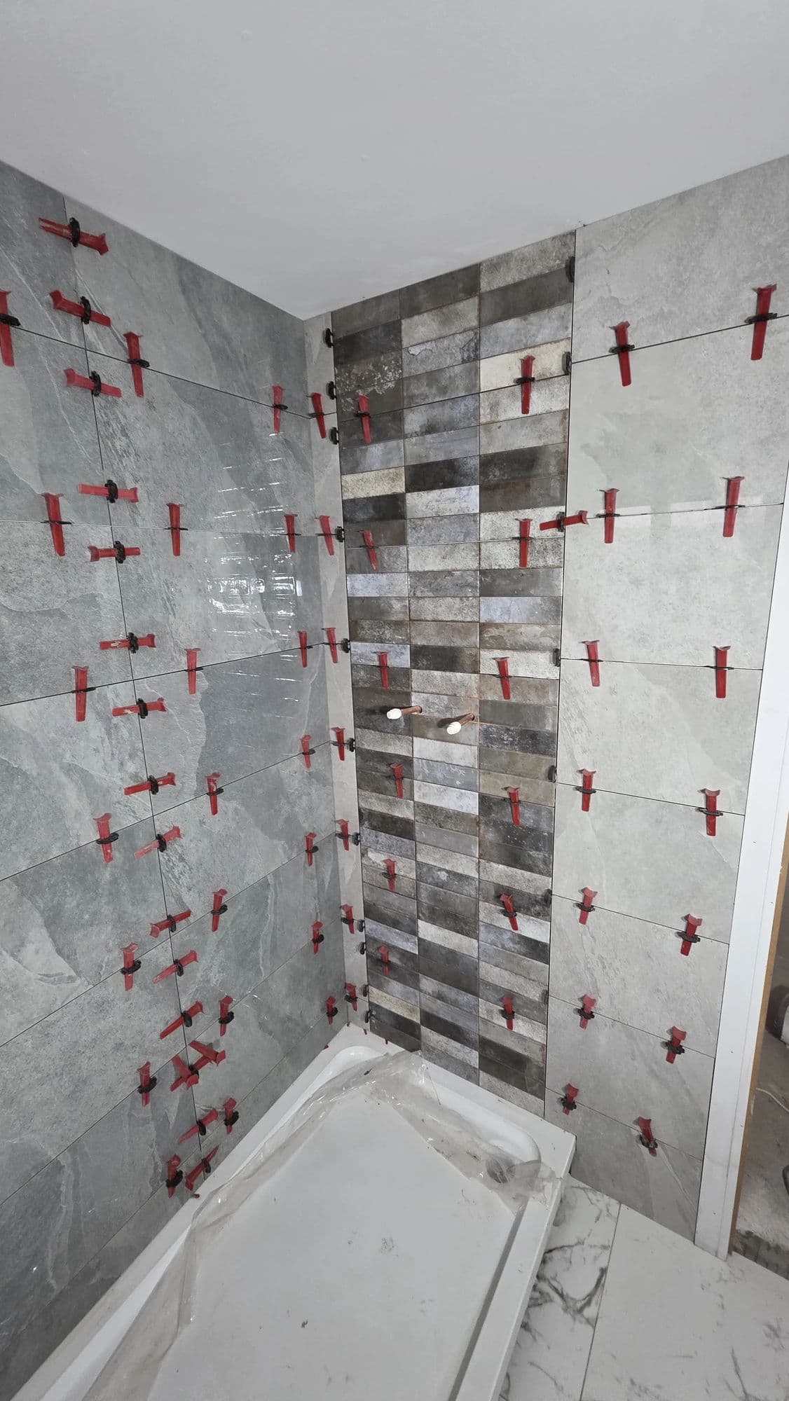 Shower Room Installation Hartlepool with Large Shower Enclosure in Hartlepool — before work began. Services: Bathroom Installation, Shower Room, Shower Installation, Bathroom Tiling, Plumbing.