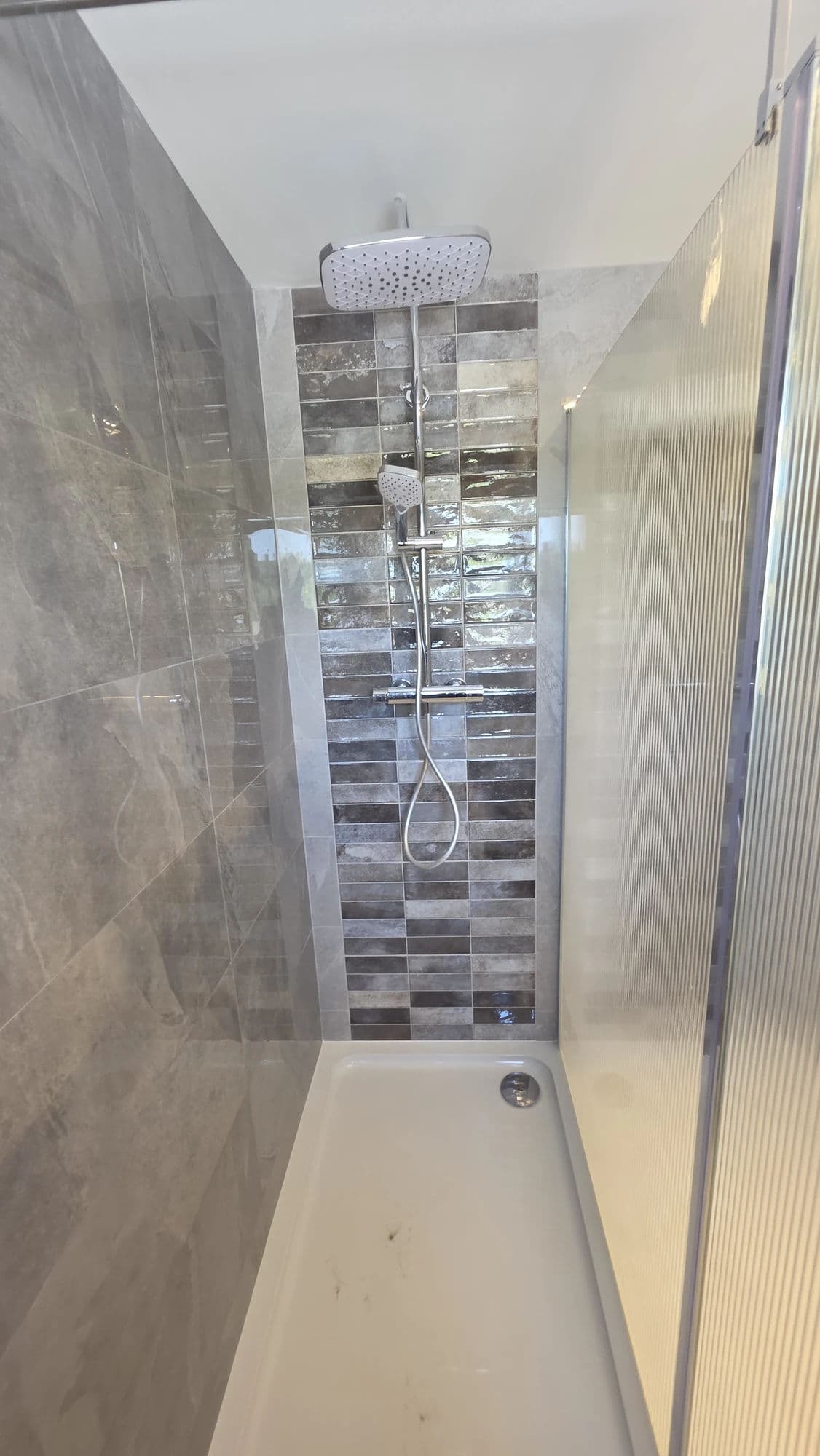 Shower Room Installation Hartlepool with Large Shower Enclosure in Hartlepool — after completion. Services: Bathroom Installation, Shower Room, Shower Installation, Bathroom Tiling, Plumbing.